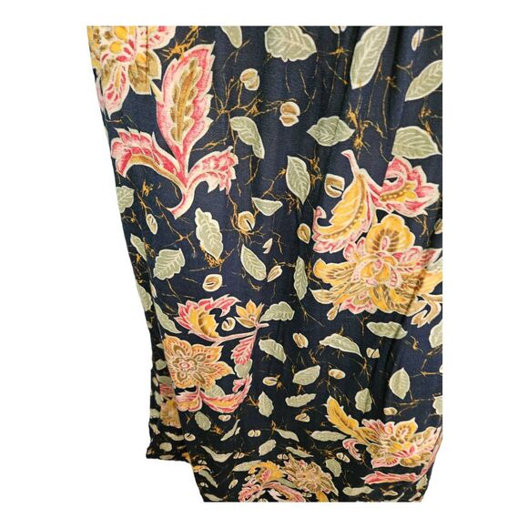 My Pieces Vintage 80's Floral Maxi Skirt Size 2X - Picture 3 of 7